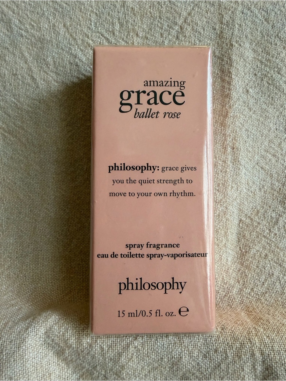 NIB~ philosophy Amazing Grace Ballet Rose Spray Fragrance .5 oz